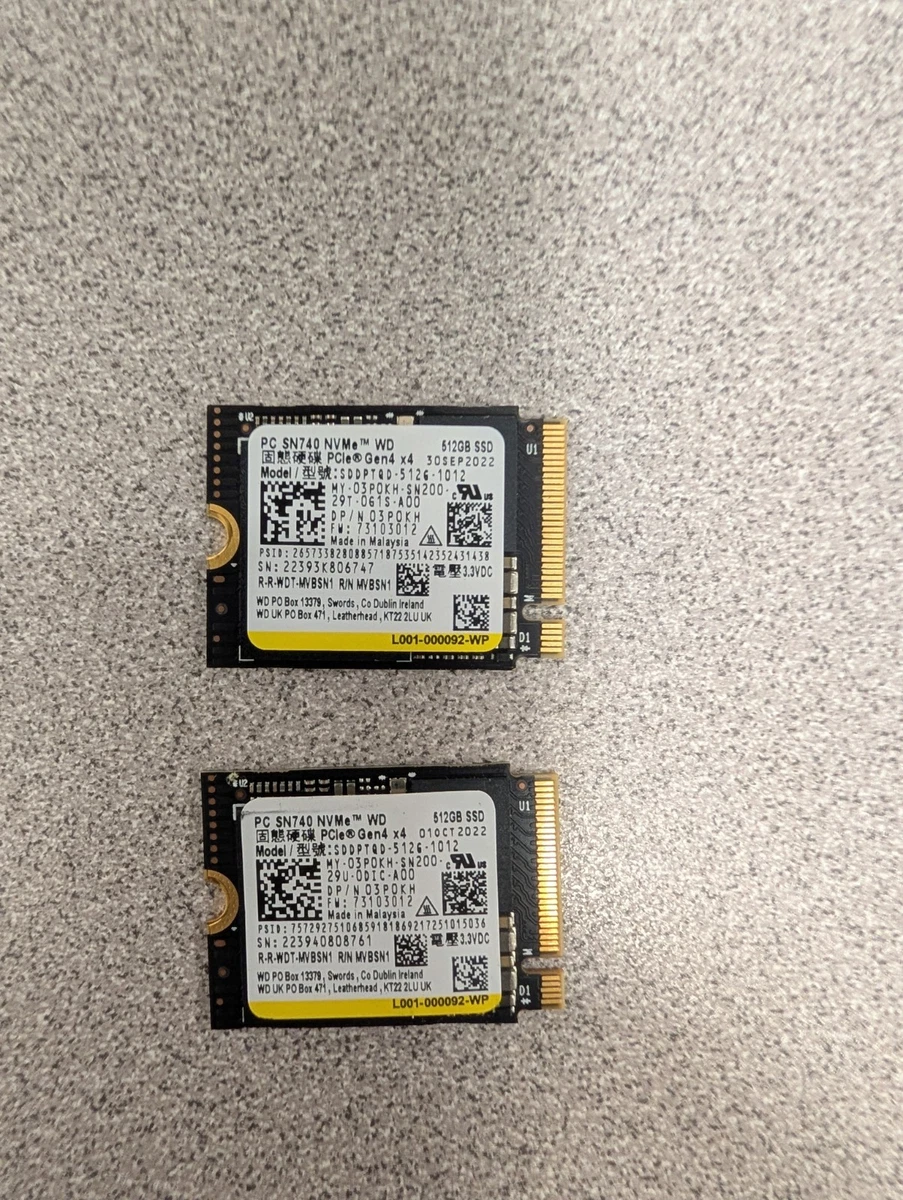 Western Digital M.2 Interface 512 GB Solid State Drives for sale