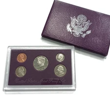 1992-S US Mint Proof Set 5 Coin Set OGP COA Original Government Packaging