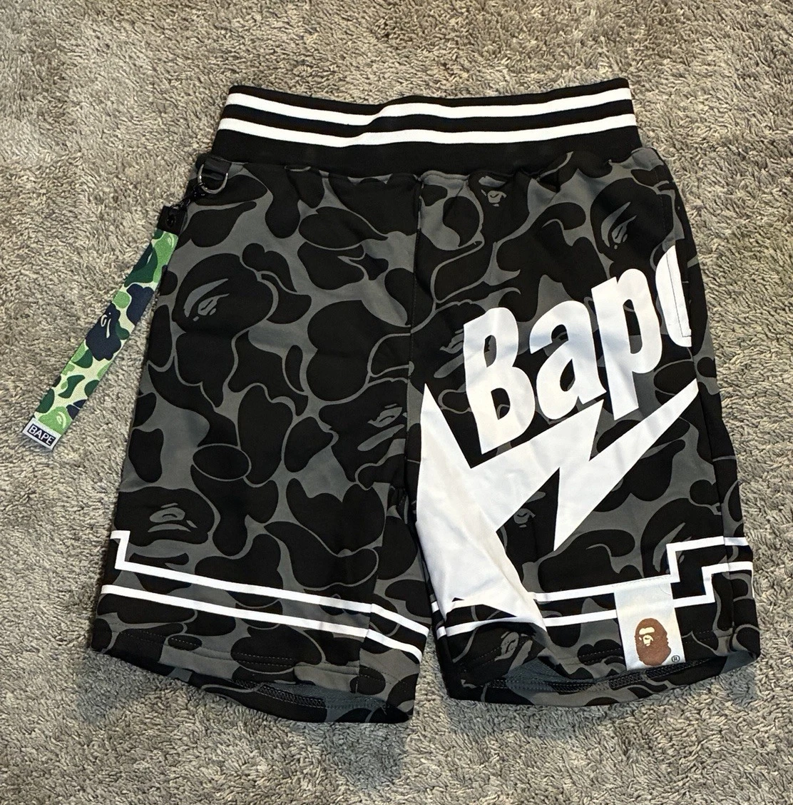 A Bathing Ape Gray Shorts for Men for sale | eBay