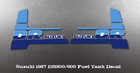 SUZUKI 1987 DR500 DR600 FUEL TANK  DECALS GRAPHIC LIKE NOS