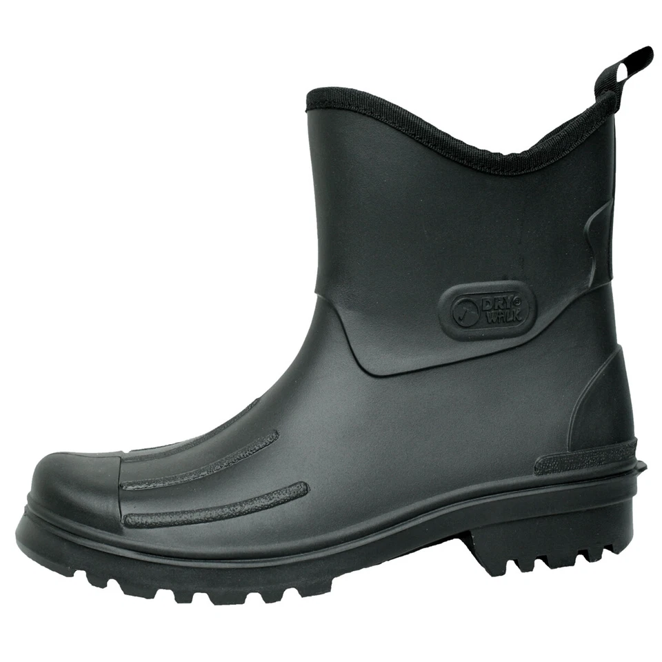 Bockstiegel XXL Gummistiefel kurz schwarz Peter PVC-Sohle kein Verschluß Schlupf