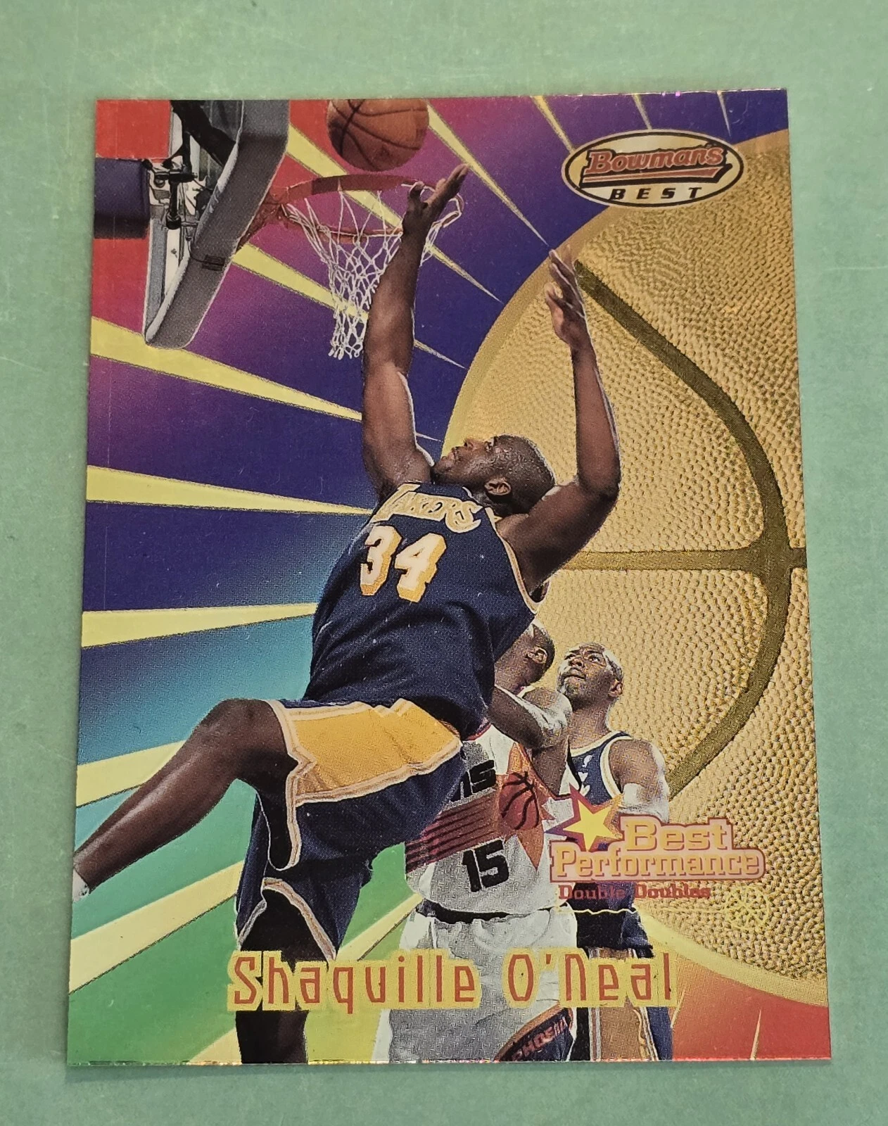 Shaquille Oneal trading card
