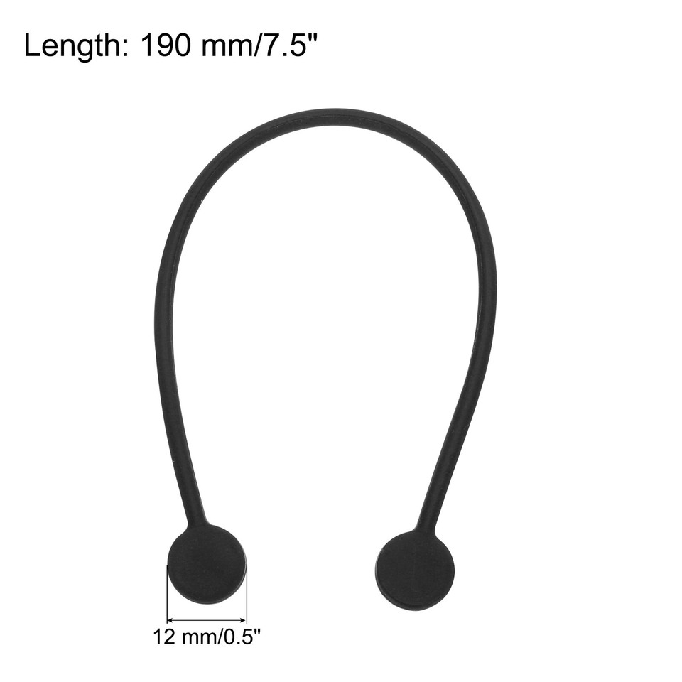 Cable Clips 7.5 Inch x 0.5 Inch Black 6 Pcs eBay