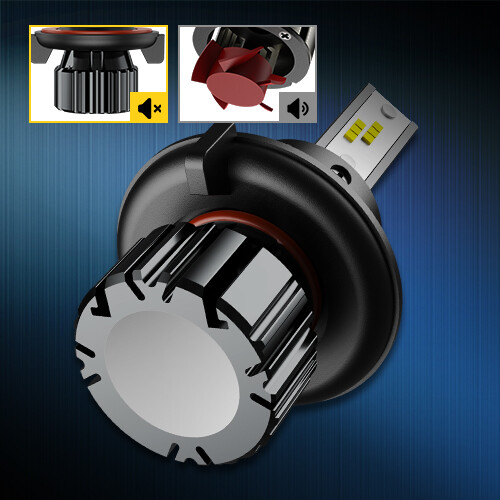 KAC 9008 H13 LED Headlight Bulbs Kit High/Low Beam 10000LM 300% Brighter White - Bild 16 von 21