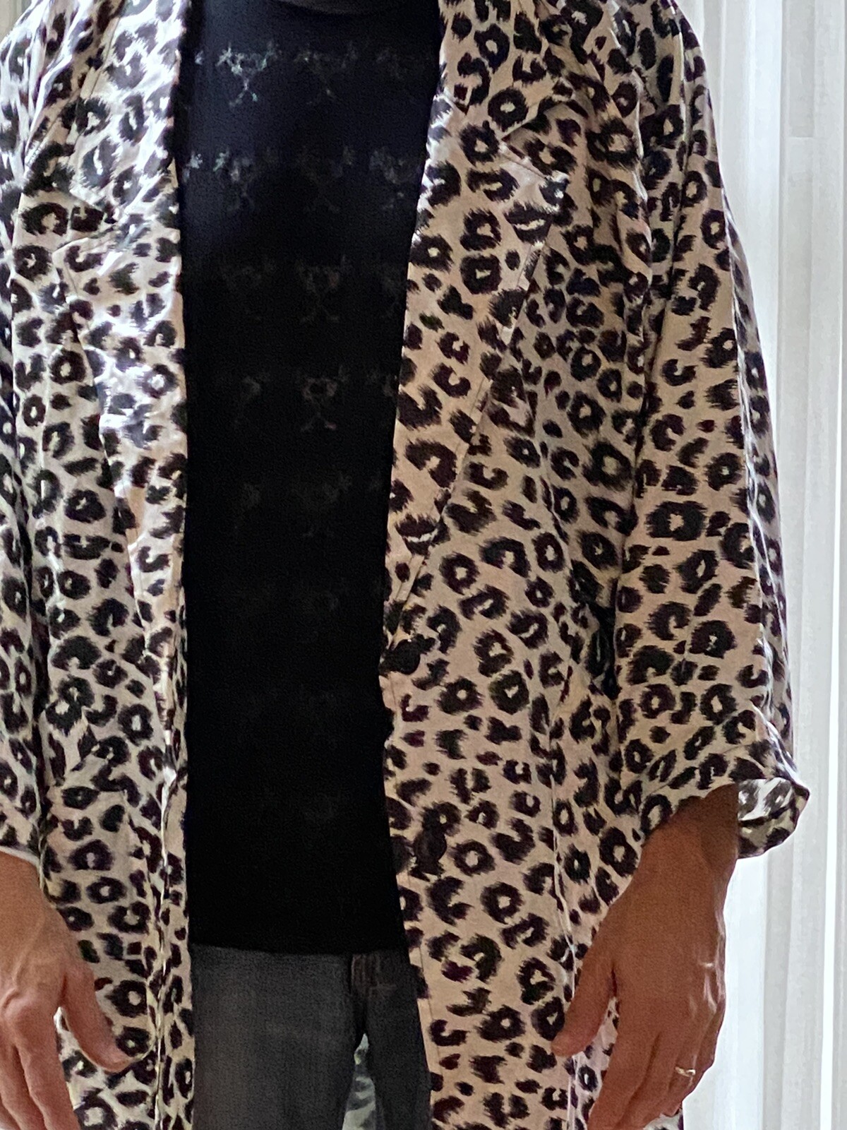 1980s Coat Leopard Pattern - image 4