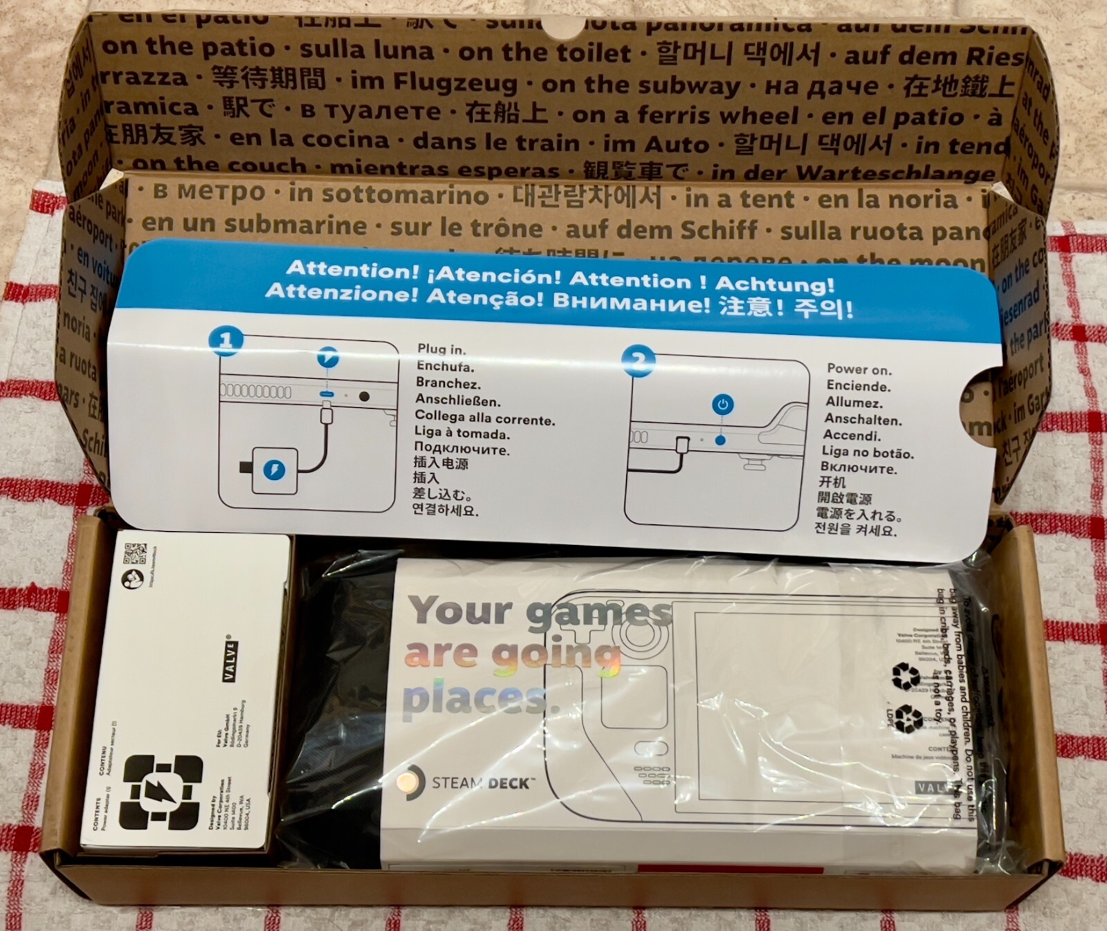 VALVE STEAM DECK 512GB (LCD) ETCHED SCREEN WITH ORIGINAL BOX CASH ON