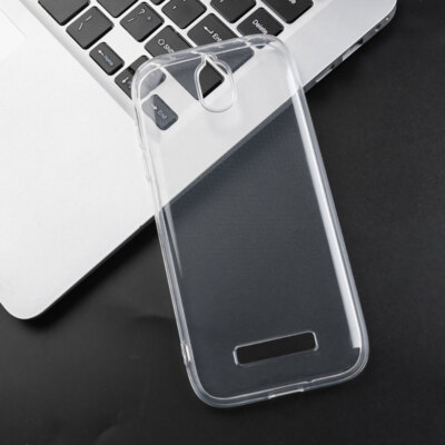 Custodia In Silicone TPU Per BLU View 2 B130DL - Cover Premium Fitted Skin (Trasparente/Nero?) - Foto 2