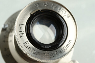 Leica Leitz Elmar 50mm F/3.5 Lens for Leica L39 #34292 C1 | eBay