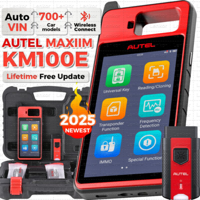 2025 Autel MaxiIM KM100 Key FOB PROGRAMMING Tool 60s Key Generation IMMObilizer