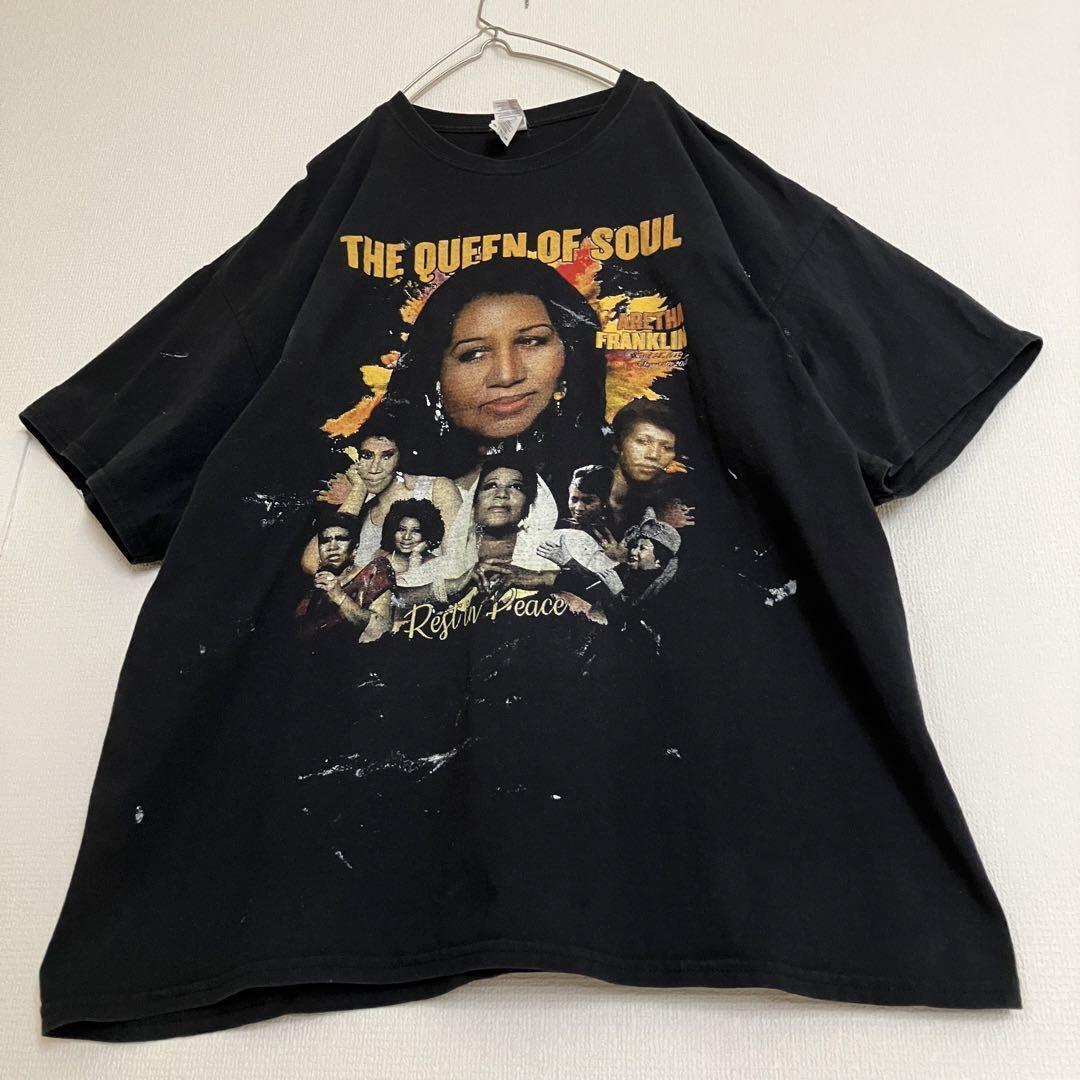80s T-shirt Memorial Aretha Franklin Band T-Shirt… - image 8