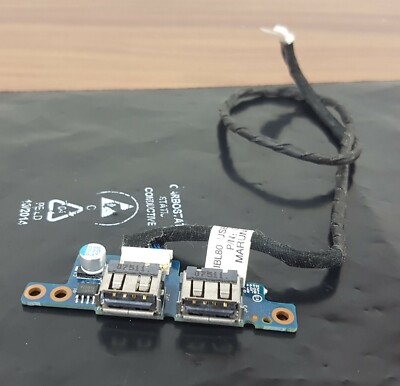 Dual USB Board LS-3731P + Kabel DC02000FR00 aus Compaq Presario C700