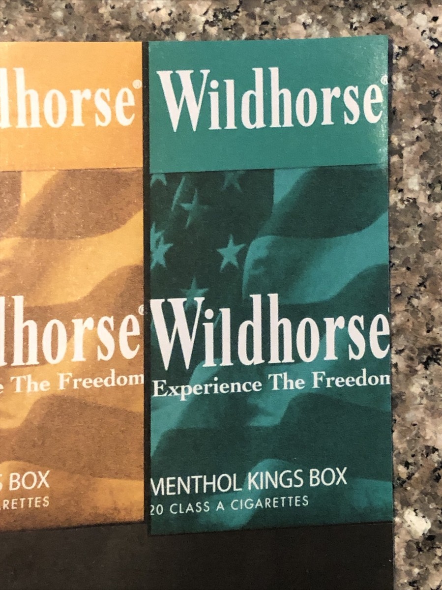 PRINT AD 2023 Wildhorse Cigarettes Experience The Freedom
