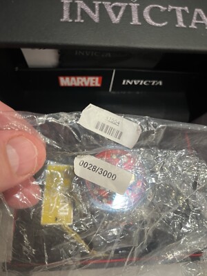 Invicta Reserve Marvel Spiderman Swiss Ronda Z60 Caliber Watch