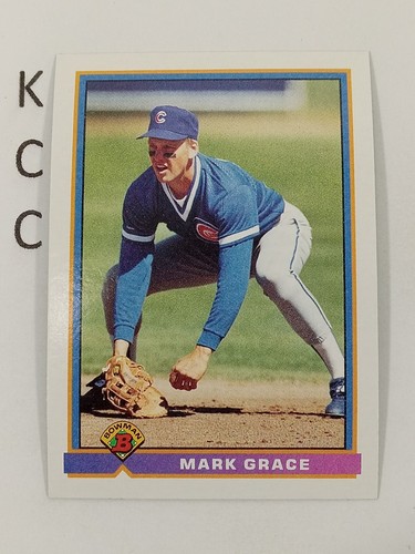 1991 Bowman Mark Grace #433 card
