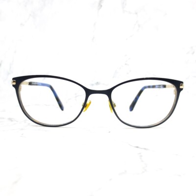 Kate Spade Jabria PJP Eyeglasses Black Blue Full Rim Cat Eye Frames  51-17-140