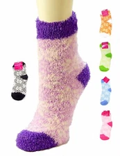 Women's Fuzzy Slipper Socks Cozy Super Soft Plush Thick Winter Fleece Bed Socks