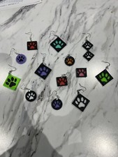 Paw Print Earrings