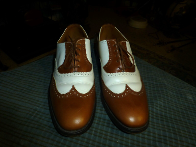 Vtg THE BRITISH ISLES COLLECTION LOAKE Leather Wing Tip Shoes Mens 