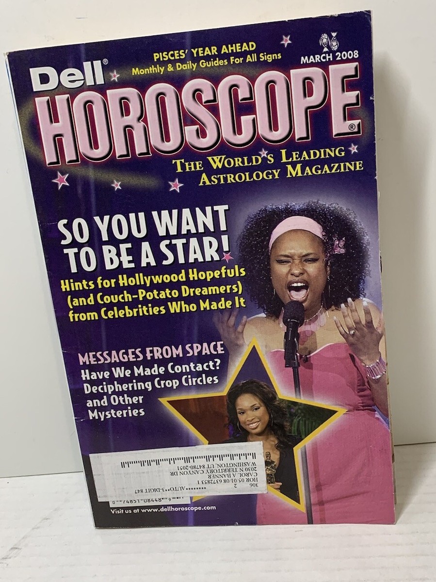 Vintage 2008 Dell Horoscope Astrology Magazines (6) Zodiac Guide