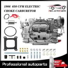 For GMC Chevrolet Edelbrock 1906 AVS2 650 CFM 4 Barrel Carburetor Electric Choke