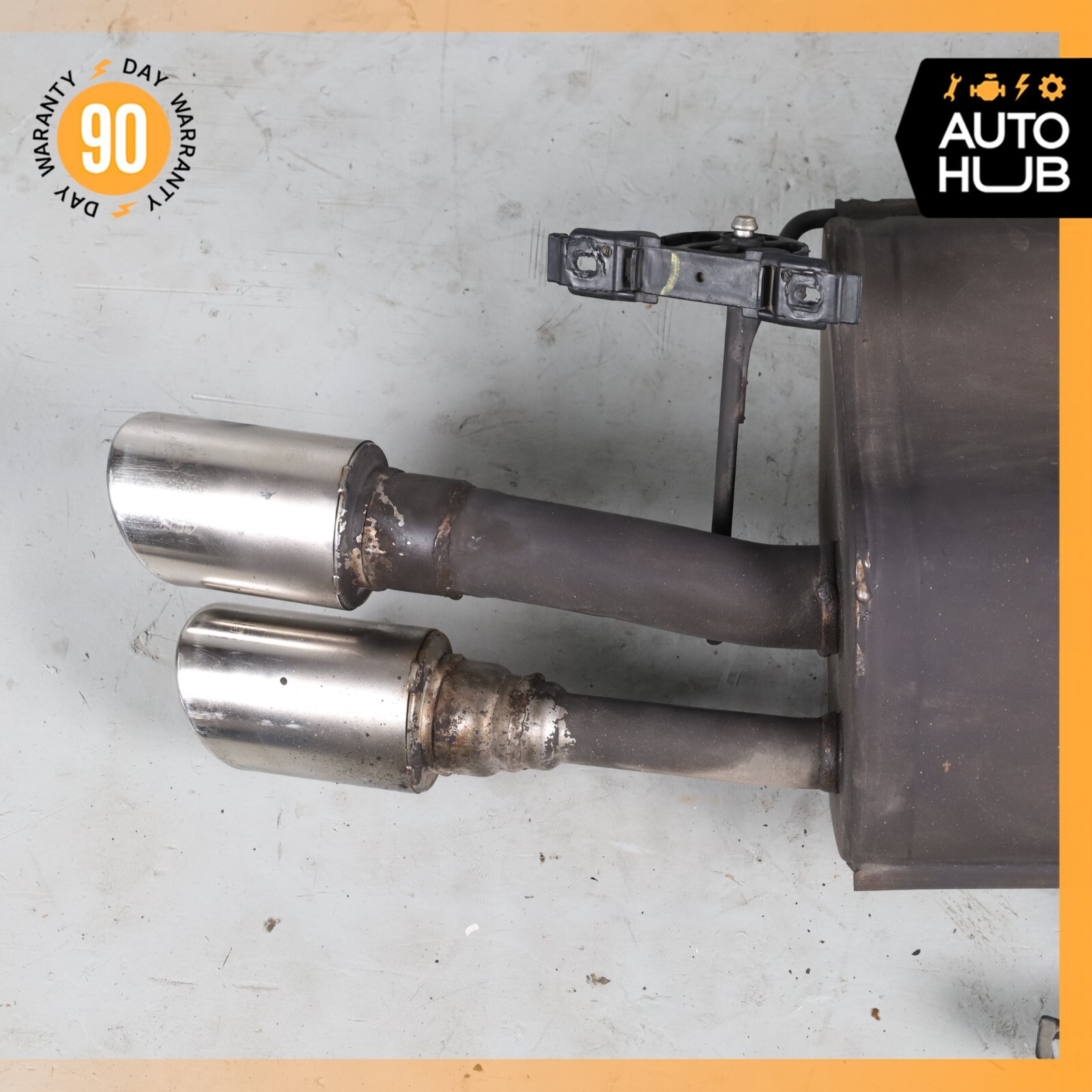 Maserati Quattroporte M139 Exhaust Mufflers Dual Tips Left & Right Side Set 74k