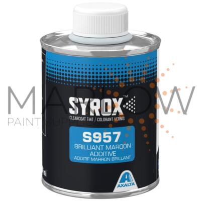 SYROX S957 Brilliant Maroon Tint Additive 100ml Clear Coat Repair | eBay UK