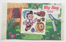 MIP Big Boy Hamburger 1994 Sticker Sheets ON SAFARI Elias Brothers Restaurant