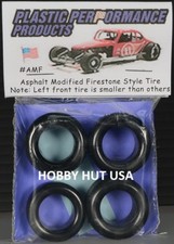  AMF Asphalt Modified 15" Firestone 60s/70s Stock Car Tires - PPP 1/25 - L K