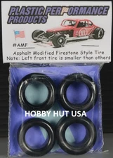 #AMF Asphalt Modified 15" Firestone 60s/70s Stock Car Tires - PPP 1/25 - L@@K