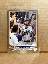 High Five Highway Dodgers 2022 Topps Gold /2022 #505