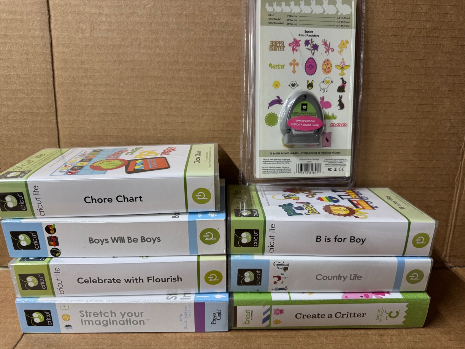 Lot of 8 Cricut Cartridges Provo Craft eBay