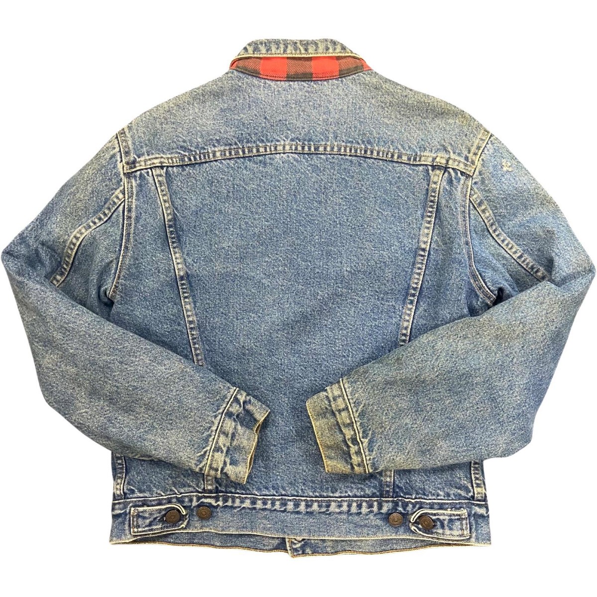VTG 80s USA MADE LEVIS 70411 FLANNEL LINED DENIM TYPE 3