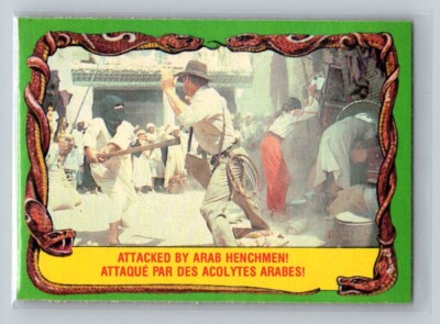 ATTACKED BY ARAB HENCHMEN! 1981 O-Pee-Chee Raiders of the Lost Ark #35