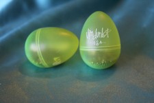 Pair of Dunlop Gel Maracas, Shaker Eggs in Yellow, MPN 9102