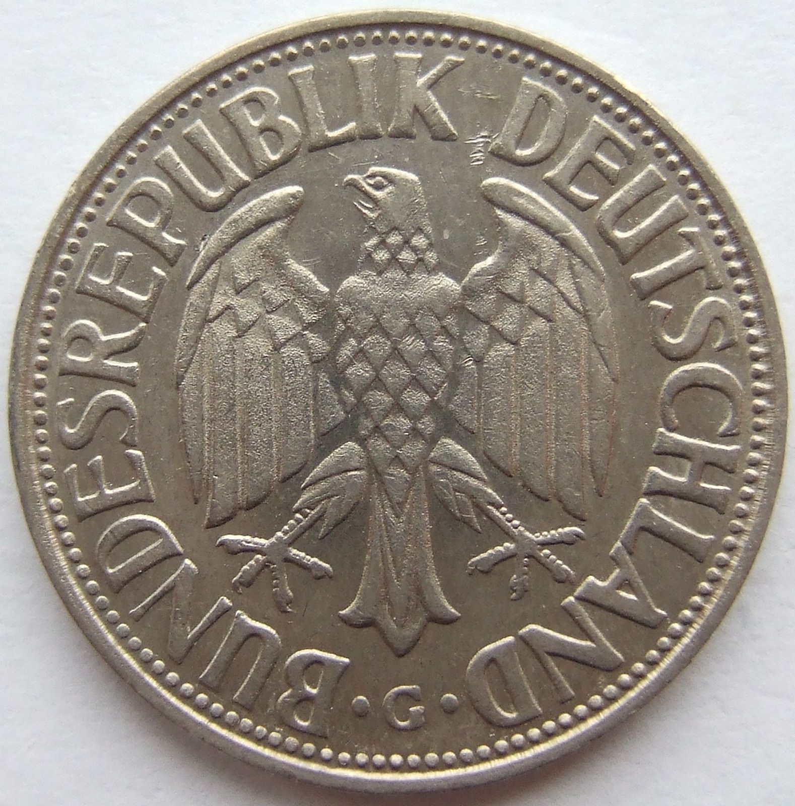 ドイツ　旧硬貨　Coin BRD 1 German Mark 1954 Coin BRD 1 Deutsche Mark 1954 G In Extremely Fine | eBay