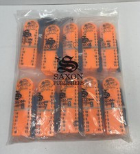 Saxon Math 2 Wrap-Ups 0-9 Lot of 8 Sets 8 of each number 0-9 Math 2