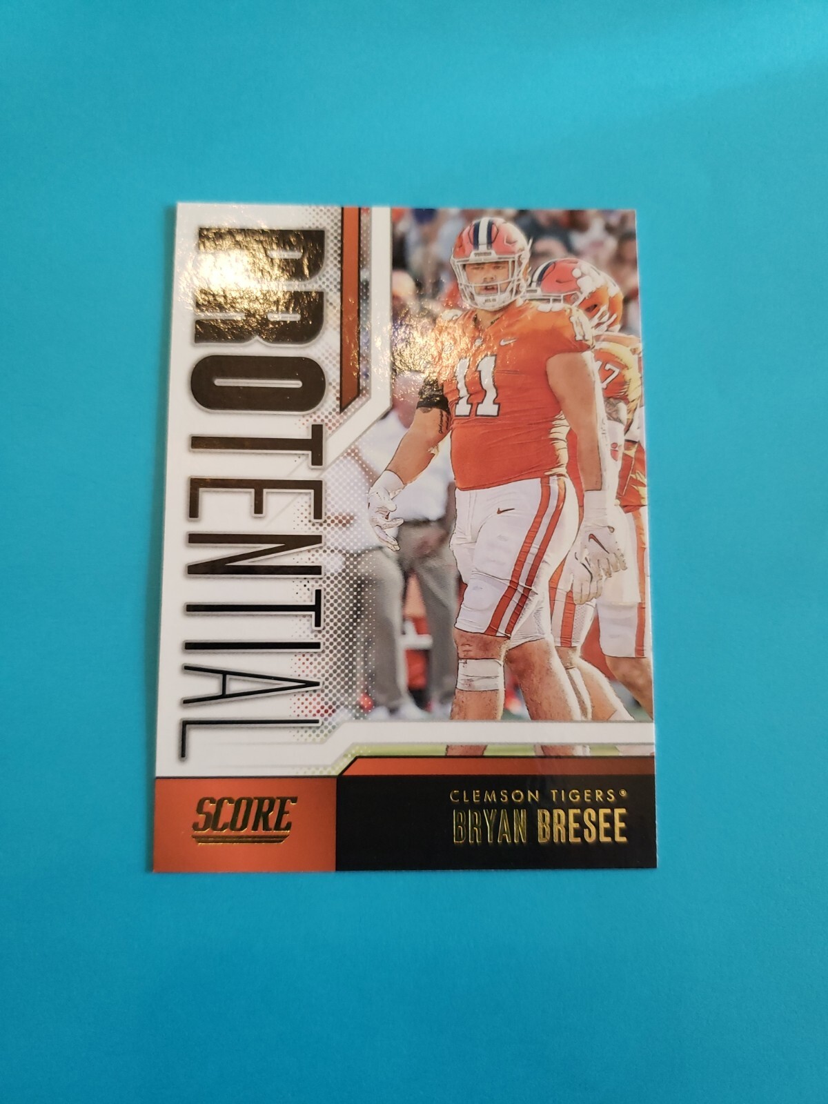 2023 Score Bryan Bresee RC Rookie Protential GOLD #20 New Orleans Saints Clemson