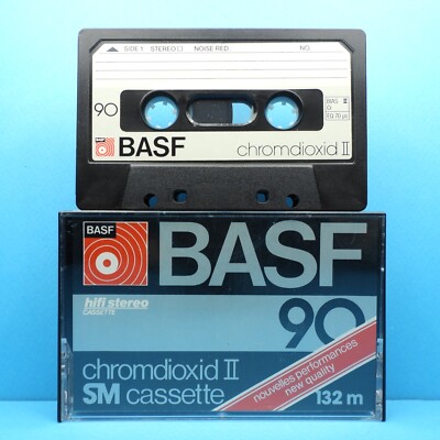   1x BASF Chromdioxid II 90 * IEC II Type 2 * Cassette Kassette кассета * 1979