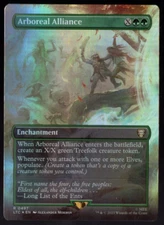 Arboreal Alliance 0497 Borderless Foil Rare Lord of the Rings MTG Near Mint