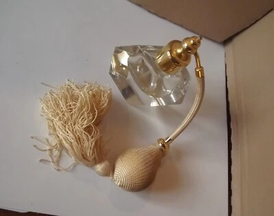 Ancien flacon pulvérisateur de parfum en cristal maison Marcel Franck - Photo 1/4