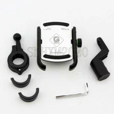 Silver Cell Phone Holder Bracket For Honda Yamaha Suzuki Kawasaki Harley