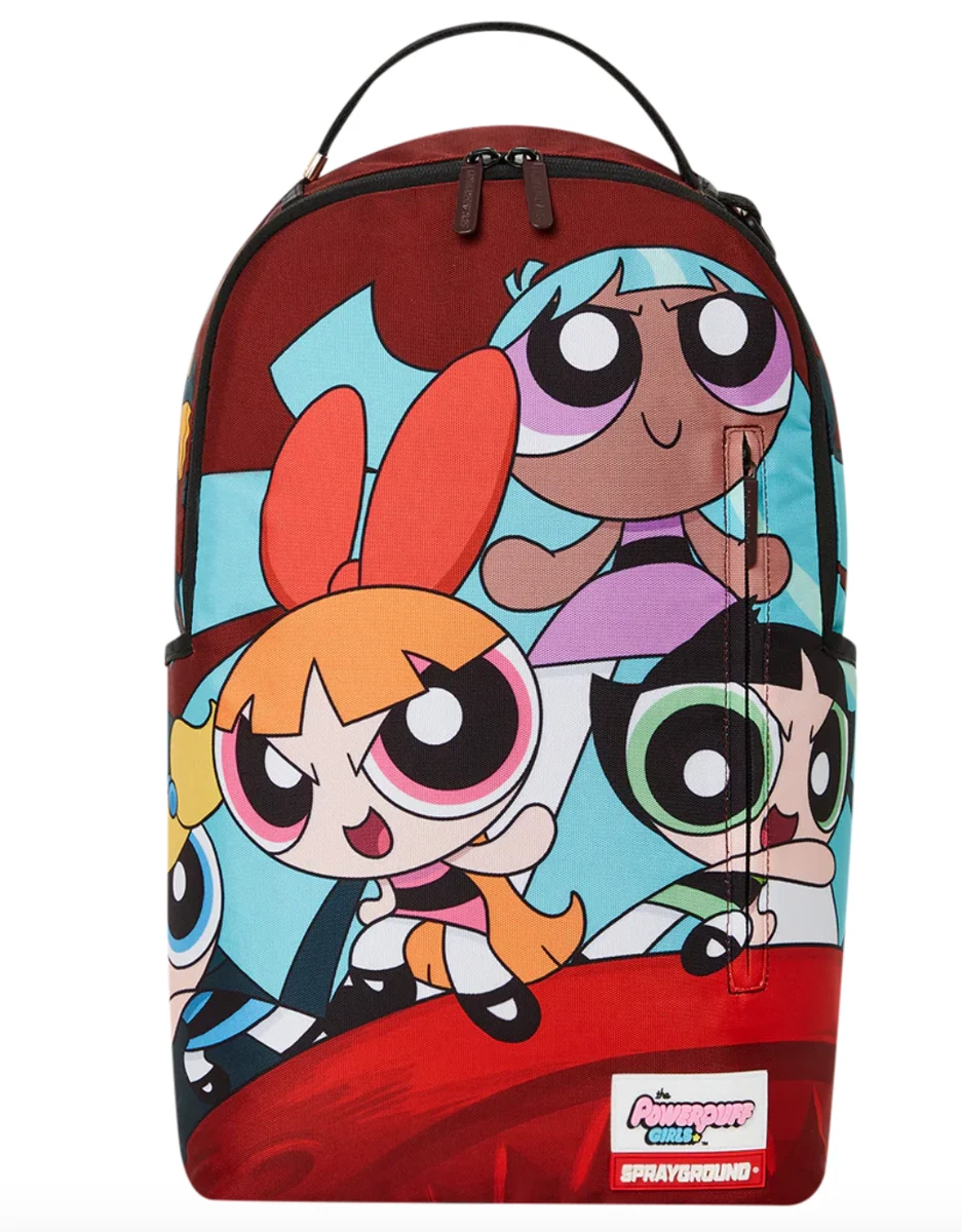 Sprayground x The Powerpuff Girls Backpack On The Run Pink Bag