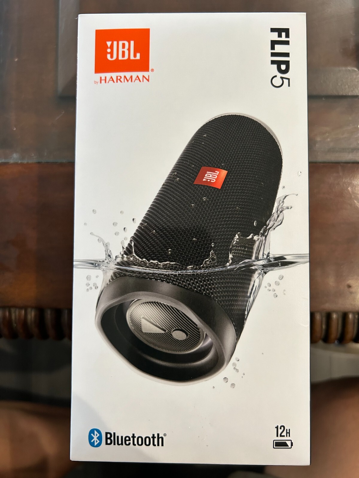 JBL Flip 5 Portable Waterproof Speaker - Midnight Black (NEW)-image