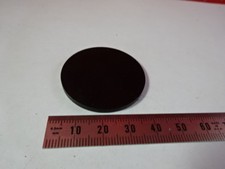 OPTICAL OPAQUE BLACK FILTER GLASS OPTICS AS IS 51-A-66