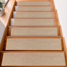 Stair Treads for Wooden Steps Indoor,8" X 30" 15 in Pack Carpet Stair Tread...