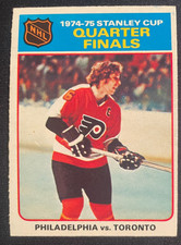 Stanley Cup Quarter Finals 1974-75 O-Pee-Chee Hockey #7 Philadelphia Flyers