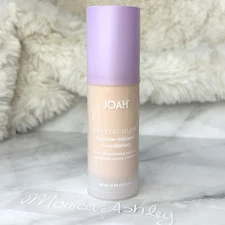 Joah Crystal Glow Peptide-Infused Foundation + Primer - Very Fair - FC010, New