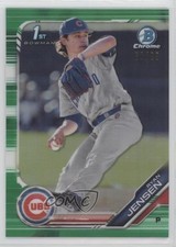 2019 Bowman Draft Chrome Green Refractor 82/99 Ryan Jensen #BDC-91 01ic