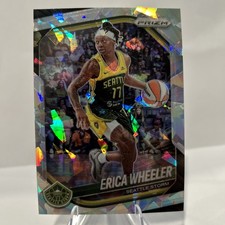 2025 Panini Prizm WNBA Erica Wheeler Cracked Ice Prizm #125 - Seattle Storm