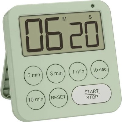 TFA Dostmann 38.2056.04 Digital Timer and Stopwatch Timer Verde Digital